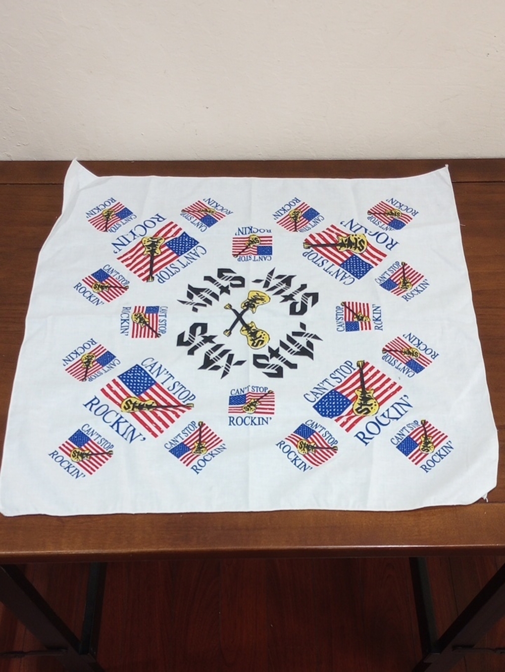 Styx Can't Stop Rockin' Patriotic Bandana - NWOT!